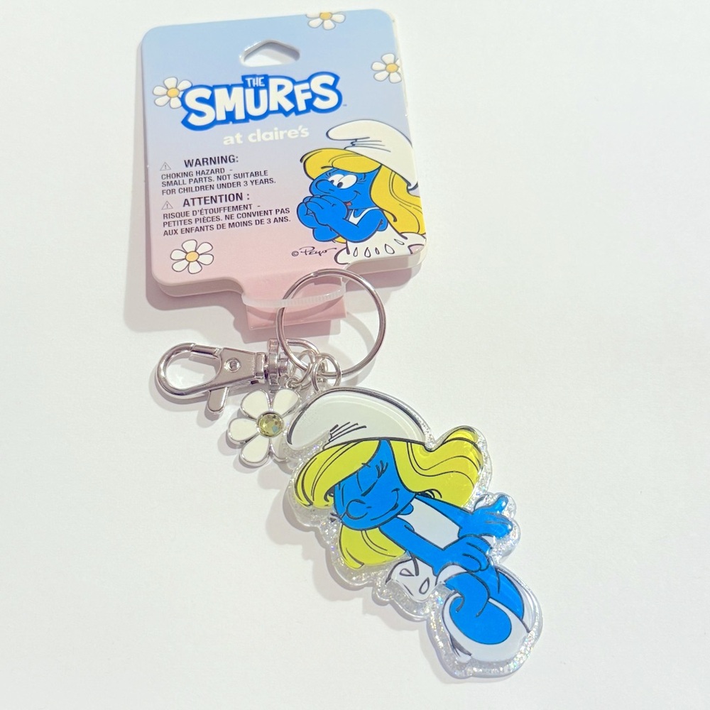 Smurfs NWT keychain #22
